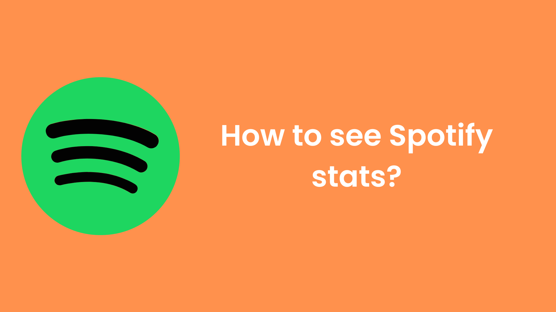 How to see Spotify stats?