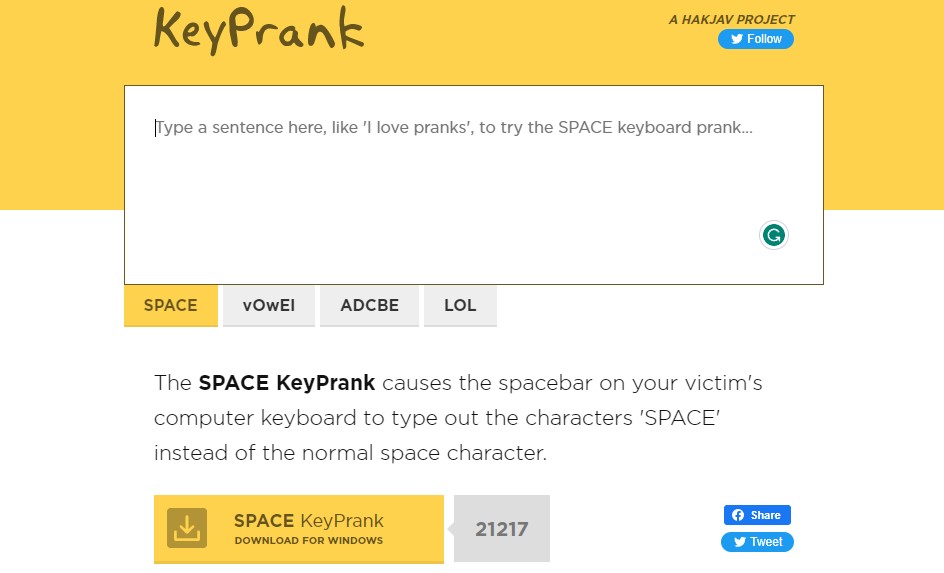 Key Prank