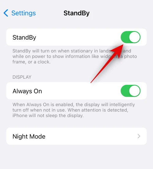 iPhone Standby Mode