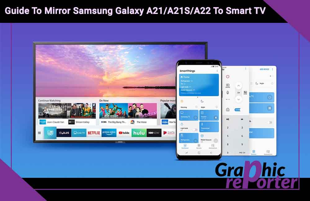 Guide To Mirror Samsung Galaxy A21/A21S/A22 To Smart TV