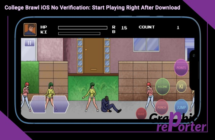 College Brawl iOS No Verification: Start Playing Right After Download